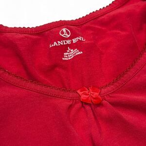Lands-end Women's Red Shirt
